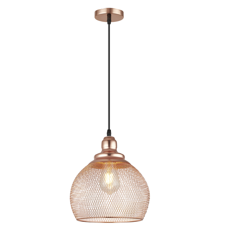 ROSE GOLD MESH PENDANT 1X11W ES