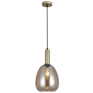 CHAMPAGNE COLOUR PENDANT 1X40W ES