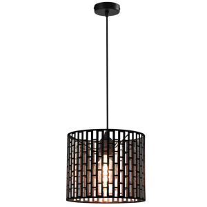 METAL BLACK PENDANT 1X40W ES