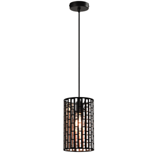 METAL BLACK PENDANT 1X40W ES