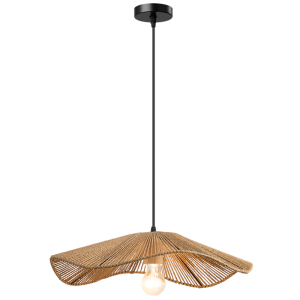 METAL PAPER STRING WOOD LAMPHOLDER ES LED 500MM