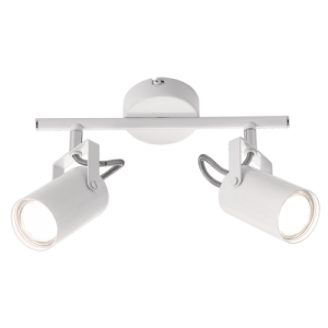 WHITE SPOTLIGHT 2X50W GU10 LED BAR 255MM