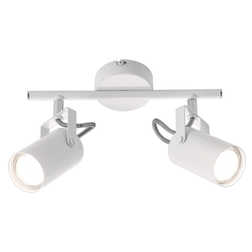 WHITE SPOTLIGHT 2X50W GU10 LED BAR 255MM