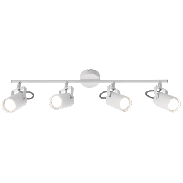 WHITE SPOTLIGHT 4X50W GU10 LED BAR 605MM