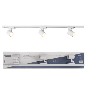 BLISTER PACK TRACK LIGHT 3XGU10 MAX40W 1000MM