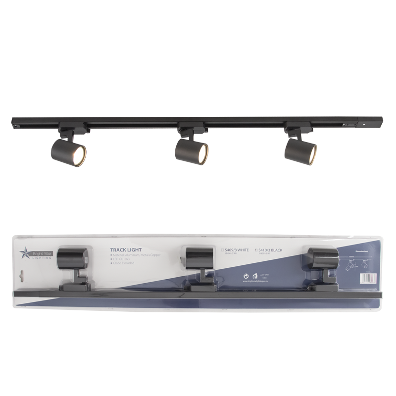 BLISTER PACK TRACK LIGHT 3XGU10 MAX40W 1000MM