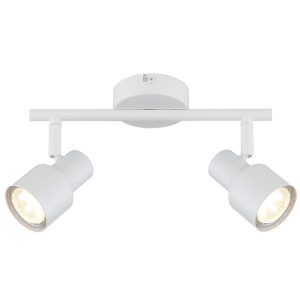WHITE SPOTLIGHT 2X50W GU10 LED BAR 250MM