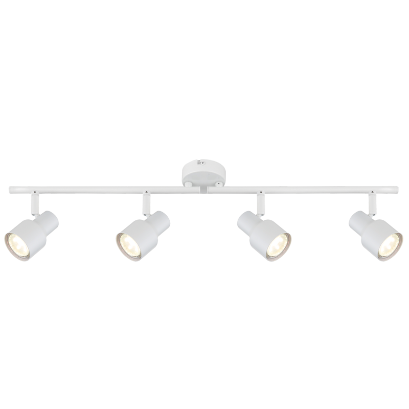 WHITE SPOTLIGHT 4X50W GU10 LED BAR 700MM