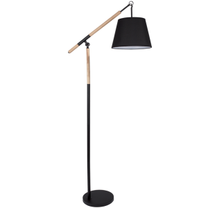 BLACK&WD STANDING LAMP+ SHADE- 2 BOXES PER FITTING