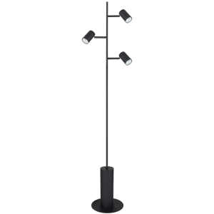 METAL FLOOR LAMP 3 SPOTS 3XGU10 FOOT SWITCH 1550MM