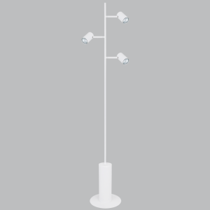 METAL FLOOR LAMP 3 SPOTS 3XGU10 FOOT SWITCH 1550MM