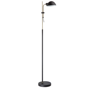 BLACK METAL MOVABLE ARM 1X40W ES 1500MM ADJ