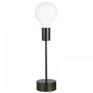 GUN METAL TABLE LAMP 1X40W ES