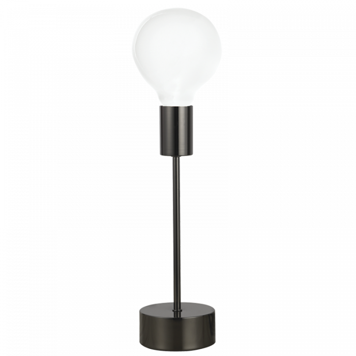 GUN METAL TABLE LAMP 1X40W ES