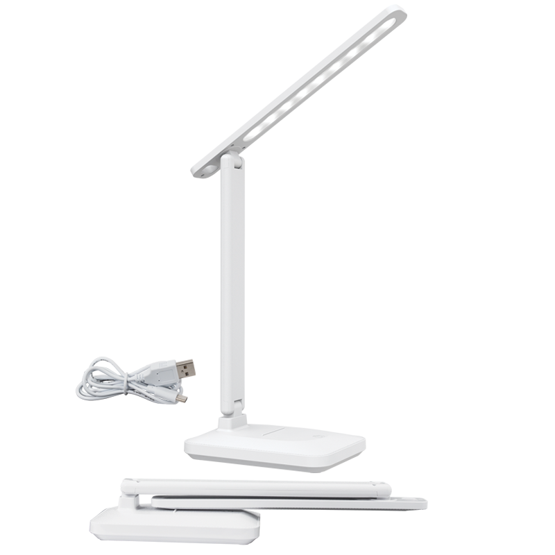 RECHARGEABLE FOLDING DESK LAMP 3W LED CCT ABS