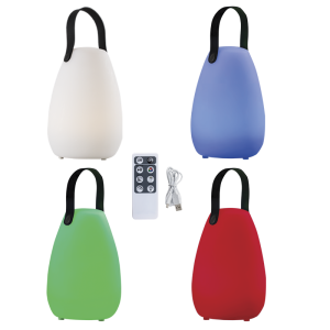 RECHARGEABLE OUTDOOR RGB LAMP IP44 2.8W LED