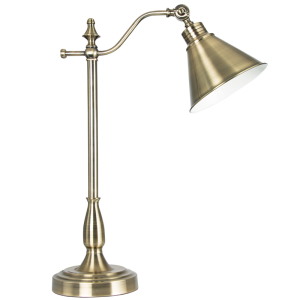 ANTIQUE BRASS TABLE LAMP 1X60W ES