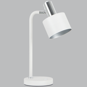 WH&CHROME INNER SILVER MOVEABLE HEAD1X40W ES