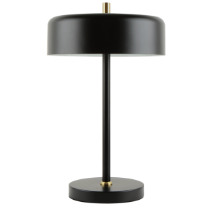 METAL TABLE LAMP 2X40W ES WHITE INNER