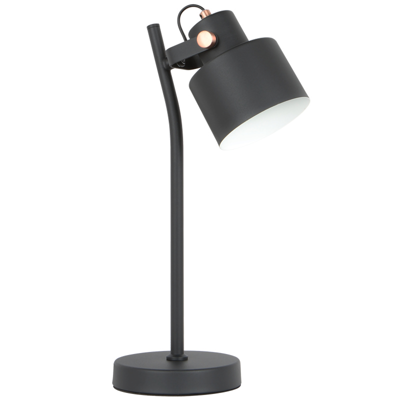 METAL TABLE LAMP MOVEABLE HEAD 1X40W ES