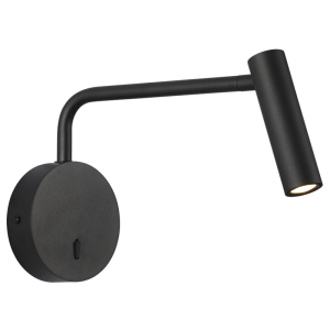 ALU,IRON WALL LIGHT MOVEABLE ARM+HEAD 3W LED 4000K