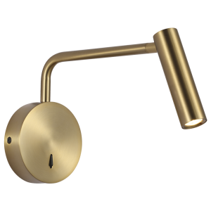 ALU,IRON WALL LIGHT MOVEABLE ARM+HEAD 3W LED 4000K