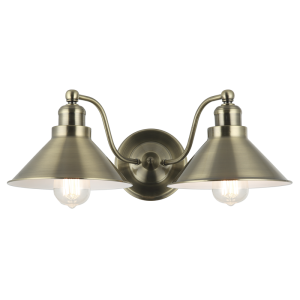 METAL WALL BRACKET 2X40W ES 2LT