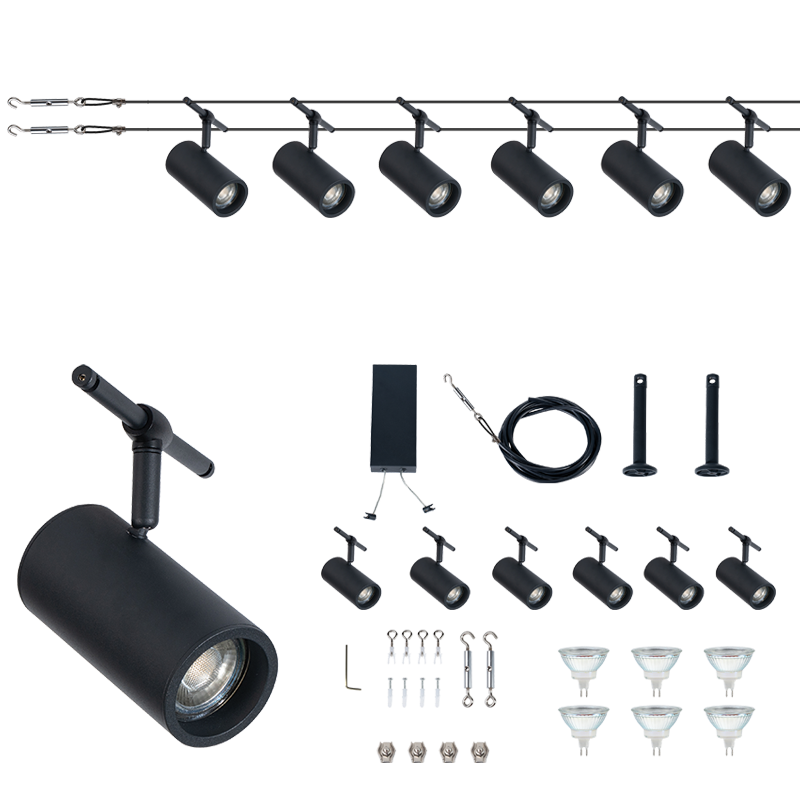 WIRE SYSTEM KIT 6X5W 12V LED 4000K