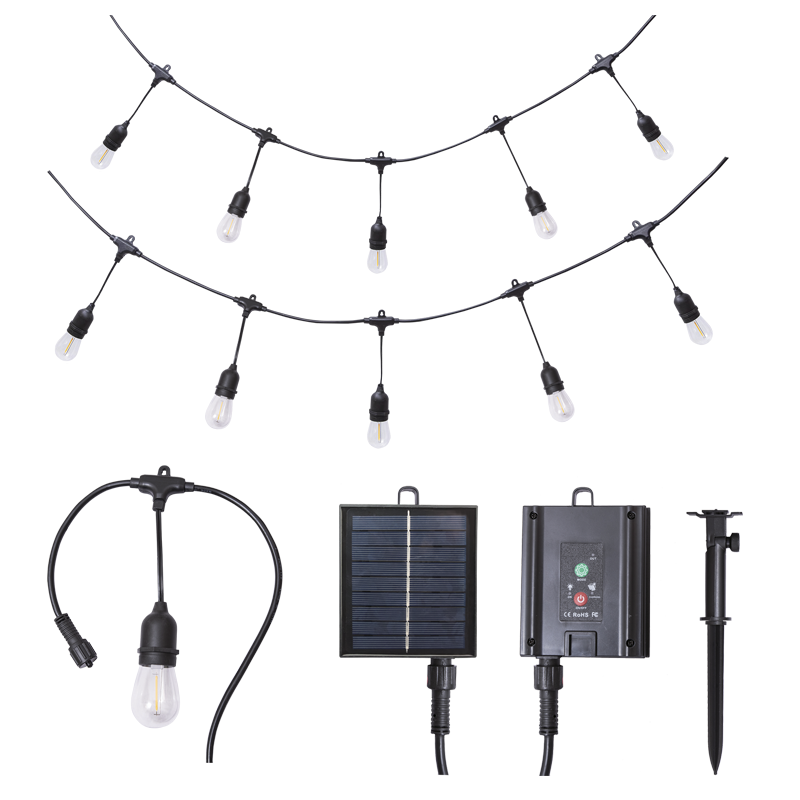 SOLAR OUTDOOR STRING 12V IP65