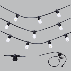 OUTDOOR STRING LIGHT IP65 3000K CLEAR