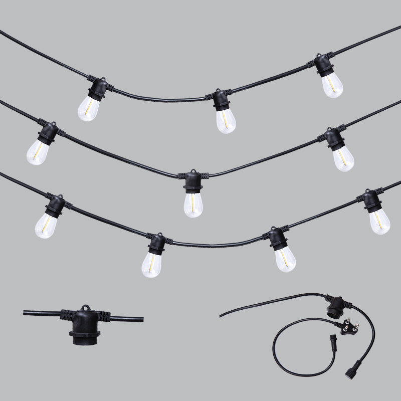 OUTDOOR STRING LIGHT IP65 3000K CLEAR