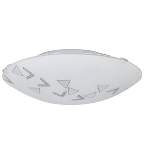 Mars Ceiling Light Triangles 250mm White