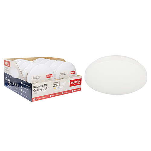 Eurolux Classic Ceiling Light LED 14W 3CCT (Sell in PDQ of 10 only)