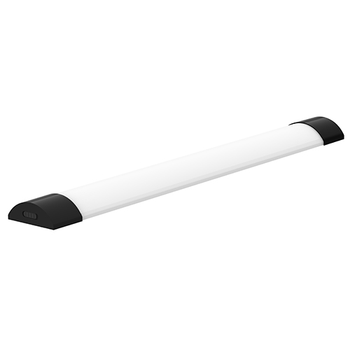 Batten Ceiling Light 1500mm Black LED 40W 3CCT