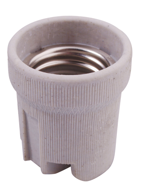 Lampholder E27 Porcelain Unskirted