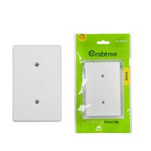 C/T Classic Blank Plate 50x100 White