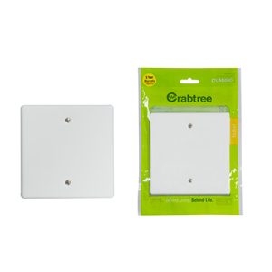 C/T Classic Blank Plate 100x100 White