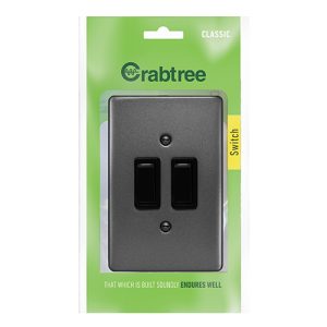 C/T Classic 2L1W Switch 2x4 Graphite