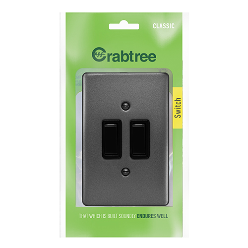 C/T Classic 2L1W Switch 2x4 Graphite