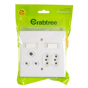 C/T Classic Combo Socket 100x100 White