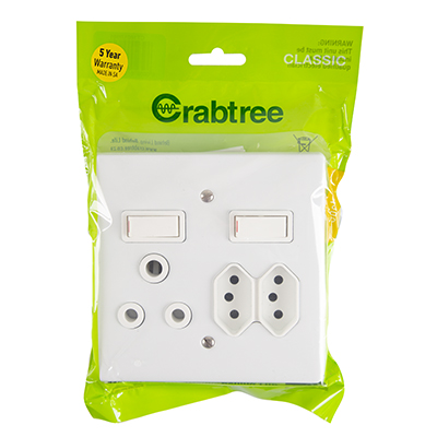 C/T Classic Combo Socket 100x100 White