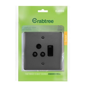 C/T Classic Sng. Socket 16A 100x100 Graphite