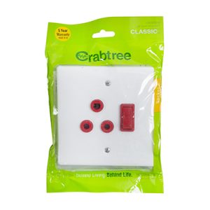 C/T Classic Dedic. Sng. Socket 100x100 White C/P