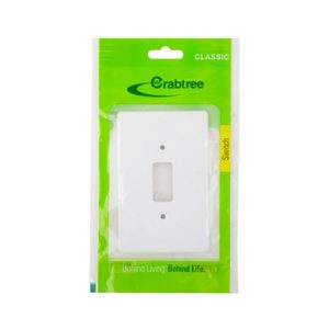 C/T Classic 1L Coverplate 50x100 White