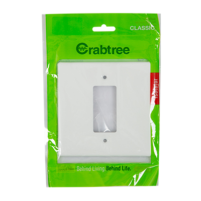C/T Classic Iso. Coverplate 100x100 White