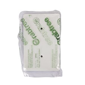 Crabtree Classic Blank Cover Plate Steel White 50x100mm