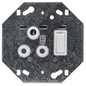 Crabtree Classic Monoblock Switch Socket 16A Single on Yoke White