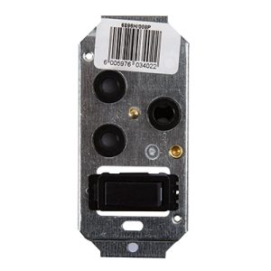 Crabtree Classic Single Switched Socket 164-1 on 4x2 Yoke Black