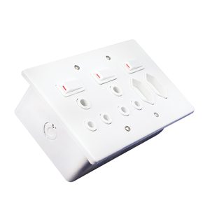 Crabtree Classic Quattro 16A Socket & 164-2 & Cover & Box White