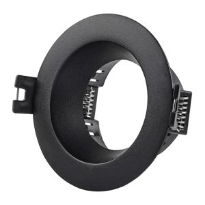 Polycarbonate Downlight 86mm Dia Black